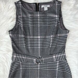White House Black Market Houndstooth Dress
